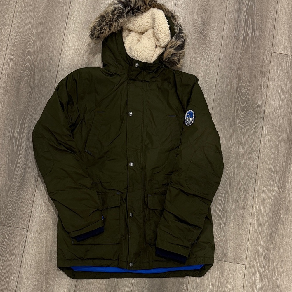 Olive Green Parka lands End